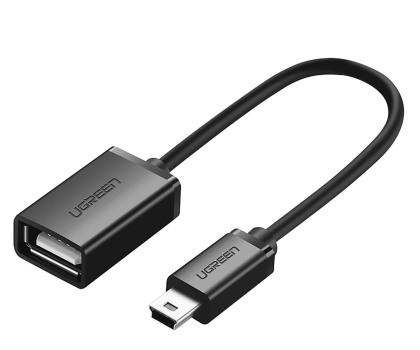 Przejściówka UGREEN Adapter OTG mini USB US249 czarny